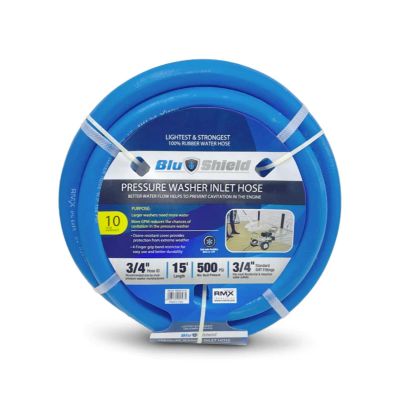 BLBBS3415-IH image(0) - BluBird BluShield Pressure Washer Inlet Hose size 3/4" x 15'