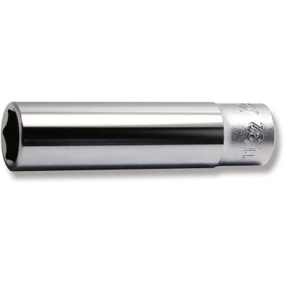 KKN2300A-11-32 image(0) - Ko-ken USA 2300A-11/32 1/4 Square Drive Socket 11/32 6 Point Length 50 mm