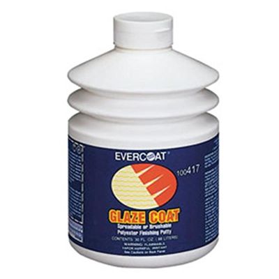 FIB417 image(0) - Fibre glass Evercoat GLAZE COAT 100417 Flexible Polyester Glazing Putty, 30 oz Pump, Thixotropic Liquid