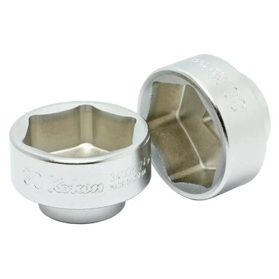 KKN3400M-24-27 image(0) - Ko-ken USA 3400M.24-27 3/8 Square Drive Socket 27 mm 6 Point Length 24 mm
