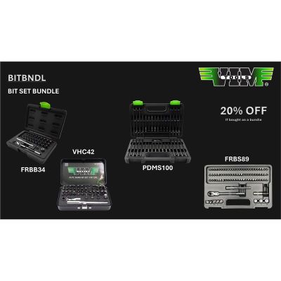 VIMBITBNDL image(0) - VIM Tools BIT SET BUNDLE - VHC42, FRBS89, FRBB34, & PDMS100 (20% off)