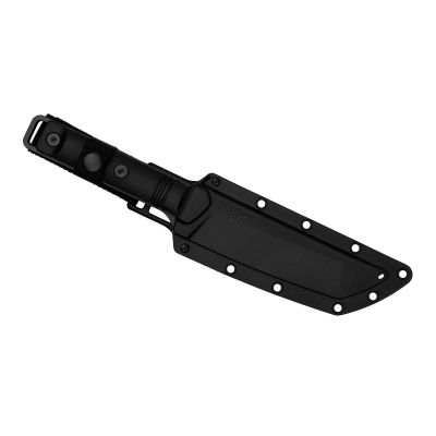 KER1088 image(1) - Kershaw Atreides Fixed Blade Tanto Field Knife with Removable Overmold Handle and Sheath System - Black
