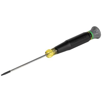 KLE6303 image(0) - Klein Tools T6H TORX&reg; Precision Screwdriver, 3-Inch Shank
