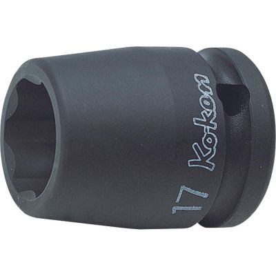 KKN14410M-20 image(0) - Ko-ken USA 14410M-20 1/2 Sq. Dr. Socket 20mm Surface Drive Length 38mm
