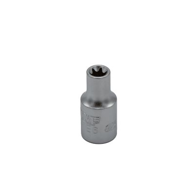 VIMVS406S image(0) - VIM Tools E6 TORX Socket, 1/4 Inch Square Drive, Satin Chrome