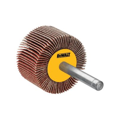 DWTDAFE1F0610 image(0) - DEWALT 2-Inch By 1-Inch By 1/4-Inch Hp 60G Flap Wheel