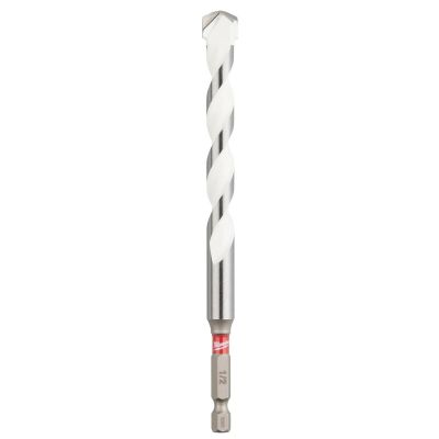 MLW48-20-8887 image(0) - Milwaukee Tool 1/4 Inch x 10 Inch x 12 Inch SHOCKWAVE Impact Duty Carbide Multi-Material Drill Bit