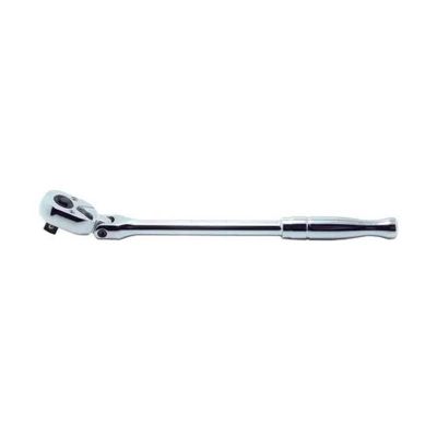 KKN3774PB image(0) - Ko-ken USA 3774PB 3/8 Square Drive Ratchet Handle 24 teeth Flexible Head Length 265 mm Push Button Polished Handle