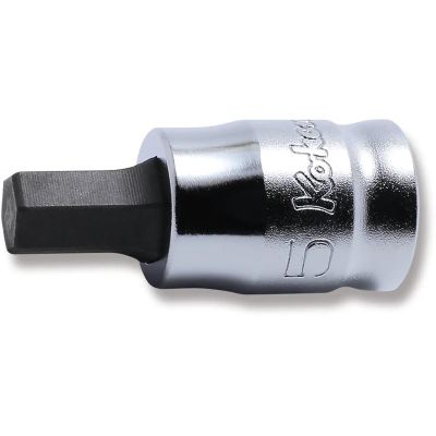 KKN2010MZ-25-5 image(0) - Ko-ken USA 2010MZ.25-5 1/4 Square Drive Bit Socket 5 mm 6 Point Length 25 mm Z-series