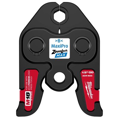 MLW49-16-2653Z image(0) - Milwaukee Tool 1/2 Inch ZoomLock&reg; MAX Press Jaw for M18 FORCE LOGIC Press Tools