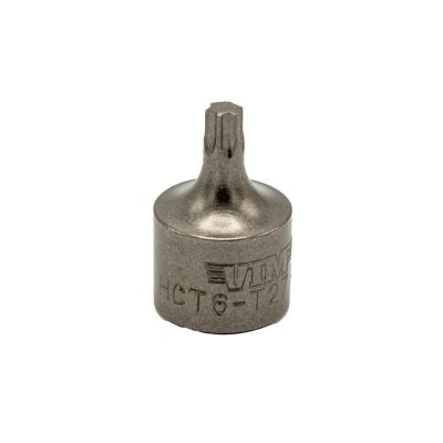 VIMHCT6-T27 image(0) - VIM Tools T27 Half Cut TORX, One Piece Impact Driver, 3/8 Inch Square Drive
