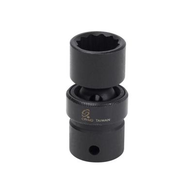 SUN219ZUM image(0) - SUNEX SOC 19MM 1/2D IMP UNIV 12PT DP BLK