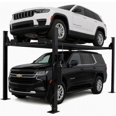 ATEXH-PRO8000EXT image(0) - Atlas Automotive Equipment Garage PRO8000EXT 8,000 lb Extra Tall 4-Post Lift (WILL CALL)
