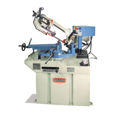 BLI1001432 image(0) - Baileigh BS-260M - 8.66" Geared Head Dual Mitering Band Saw 1-1/2HP, 220V 1 Phase