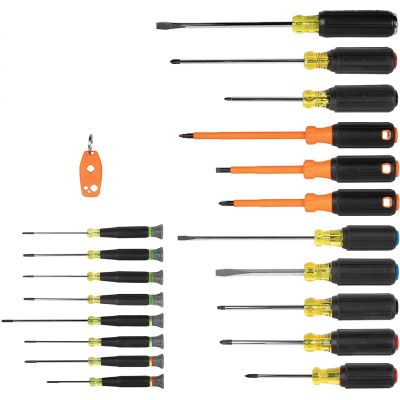 KLE85805 image(0) - Klein Tools All-Purpose Screwdriver Set, 5-Piece