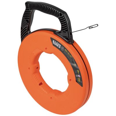 KLE56334 image(0) - Klein Tools Steel Fish Tape, 1/8-Inch x 240-Foot