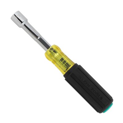 KLE65412MAGM image(0) - Klein Tools Metric Magnetic Color-Coded Nut Driver, Heavy-Duty Hollow-Shaft, 12mm