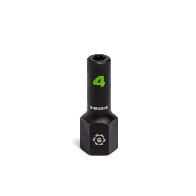 GETXAM4 image(0) - Grip Edge Tools 4mm 1/4" Dr RPT Socket Extractor with FORS (Standard Length)