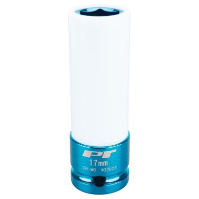 WLMW32923 image(0) - Wilmar Corp. / Performance Tool 1/2" Drive 17mm Thin Wall Socket