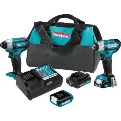 MAKCT324 image(0) - Makita 12V CXT 1.5 Ah Cordless 3-Piece Combo Kit