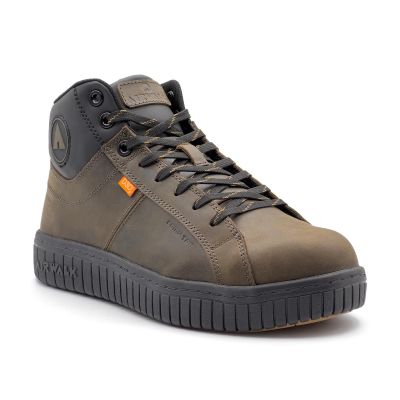 FSIAW5010-12EE image(0) - AIRWALK Deuce Mid MET - Men's - CT|EH|MT|SF|SR - Dark Coffee / Black - Size: 12 - 2E - (Extra Wide)