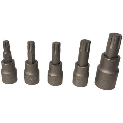 OTC5900-TP40-TP60 image(0) - OTC TORX PLUS Socket Set, 5 pcs. INCLUDES TP40, TP45, TP50, TP55, TP60