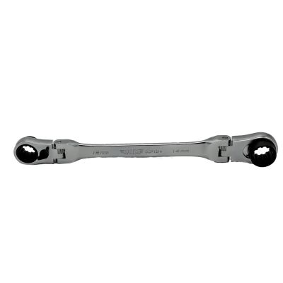 VIMDDF1214 image(0) - VIM Tools 12X14 mm Double Deep Spline Flex Head Ratcheting Wrench