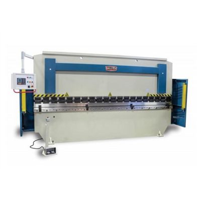 BLI1000787 image(0) - Baileigh BP-14013CNC - 220V 3 Phase 140Ton, 157" 2Axis Programmable Hydraulic Press Brake Distance Between Housings is 124"