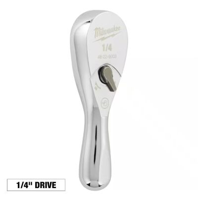 MLW48-22-9003 image(0) - Milwaukee Tool 1/4&rdquo; Drive 3&rdquo; Ratchet