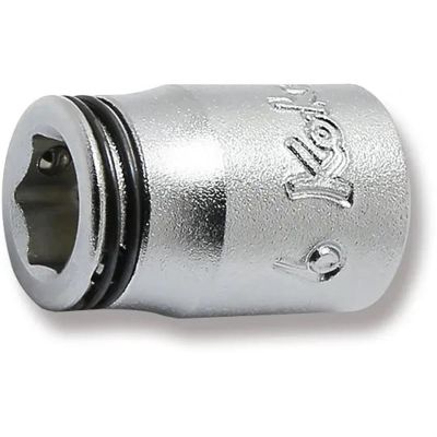 KKN2450MS-6 image(0) - Ko-ken USA 1/4 Sq. Dr. Short NUT GRIP&reg; Socket  -  6mm
