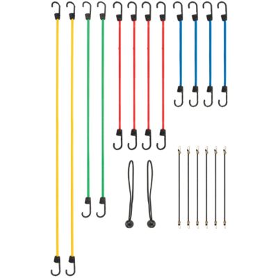 WLMW1890 image(0) - Wilmar Corp. / Performance Tool 20 Piece Bungee Cord Assortment