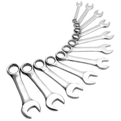 SUN9930 image(0) - SUNEX 11PC SAE STUBBY FULL POLISH COMBINATION WRENCH SET