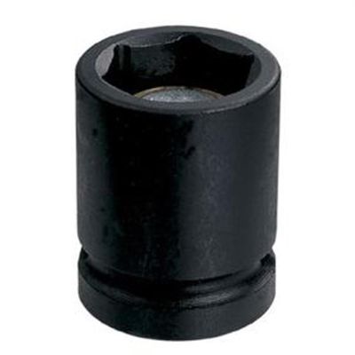 GRE1016RG image(0) - Grey Pneumatic 3/8" Drive x 1/2" Magnetic Standard Socket