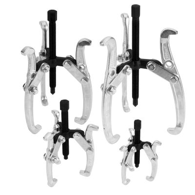 WLMW134DB image(0) - Wilmar Corp. / Performance Tool 4 Piece 3-Jaw Gear Puller Set