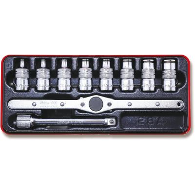 KKN3264 image(0) - Ko-ken USA 3264 3/8 Sq. Dr. Tap Holder Set      10 pieces
