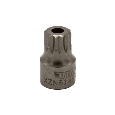 VIMXZN614H image(0) - VIM Tools XZN14 Triple Square,12 Point One Piece Impact Driver, 3/8 Inch Square Drive,6 mm Tp Hole
