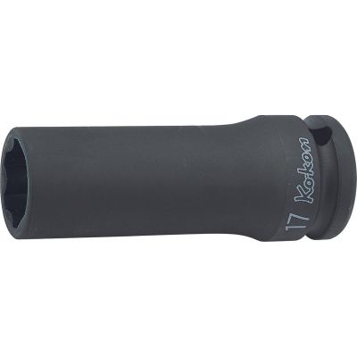 KKN14310M-19 image(0) - Ko-ken USA 14310M-19 1/2 Sq. Dr. Socket 19mm Surface Drive Length 80mm