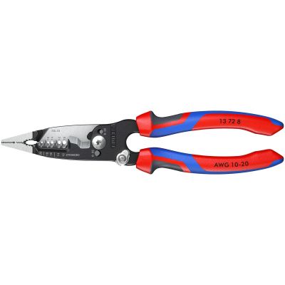 KNP13728 image(0) - KNIPEX 8" Forged Wire Stripper 20-10 AWG