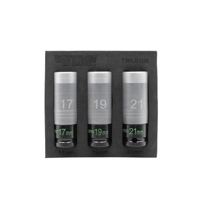 VIMTWLS100 image(0) - VIM Tools 3 PC. THIN WALL IMPACT LUG NUT SOCKET SET