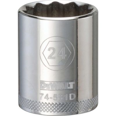 DWTDWMT74581OSP image(0) - DEWALT 001Pc 12Dr Socket-12Pt-24