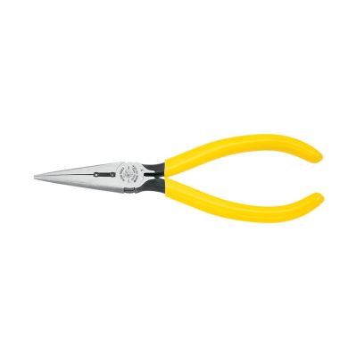 KLED203-6H2 image(0) - Klein Tools Pliers, Needle Nose Side-Cutters, Stripping, 6-Inch
