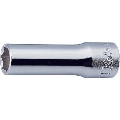 KKN3300M-12 image(0) - Ko-ken USA 3300M-12 3/8 Square Drive Socket 12 mm 6 Point Length 55 mm