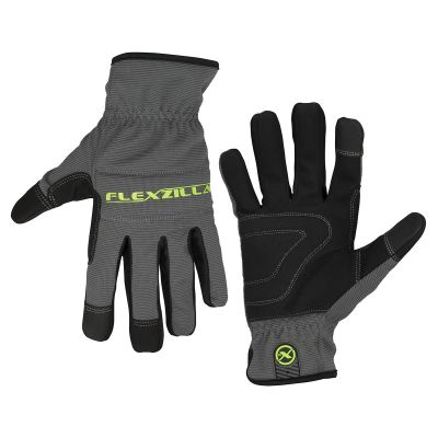LEGGH100XXL image(0) - Legacy Manufacturing Flexzilla&reg; High Dexterity Utility Gloves, Synthetic Leather, Black/Gray, XXL
