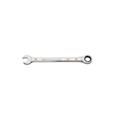 KDT86919 image(0) - GEARWRENCH 19mm 90-Tooth 12 Point Ratcheting Combination Wrench