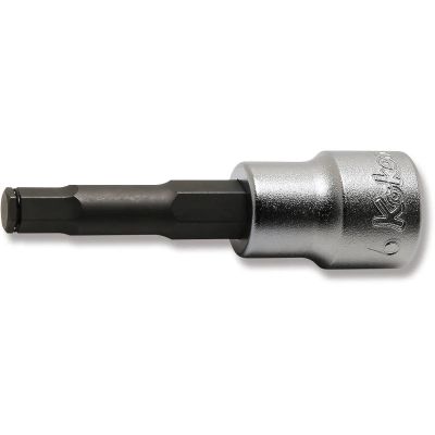 KKN3015M.62-6 image(0) - Ko-ken USA 3/8 Sq. Dr. Bit Socket  6mm Grip Ring Length 62mm