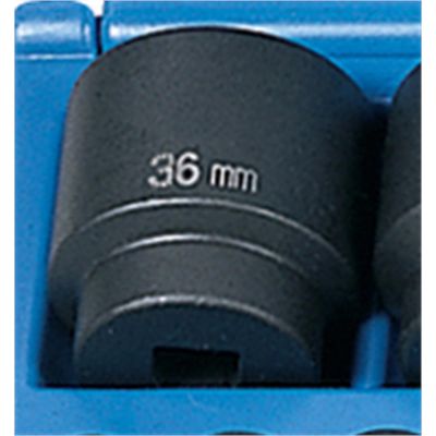 GRE2036M image(0) - Grey Pneumatic 1/2" Drive x 36mm Standard     Socket