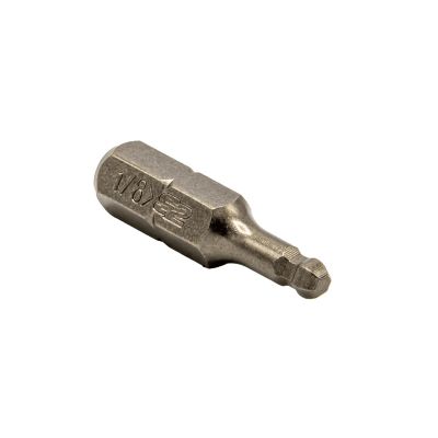 VIMVI104BH4 image(0) - VIM Tools 1/8 Inch Ball Hex Bit 1/4 Inch Hex Drive X 1 Inch Long