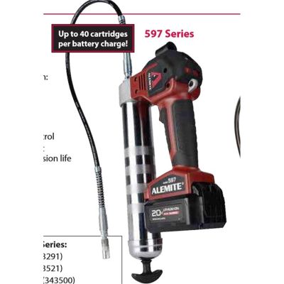 ALM597-B image(0) - Alemite Grease Gun 20 Volt Lithium-Ion Powered