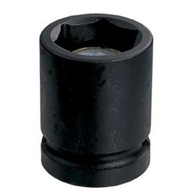 GRE1022RG image(0) - Grey Pneumatic 3/8" Drive x 11/16" Magnetic Standard Socket