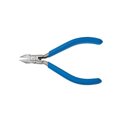 KLED2954C image(0) - Klein Tools Diagonal Cutting Pliers, Electronics, Tapered Nose, Mini Jaw, 4-Inch